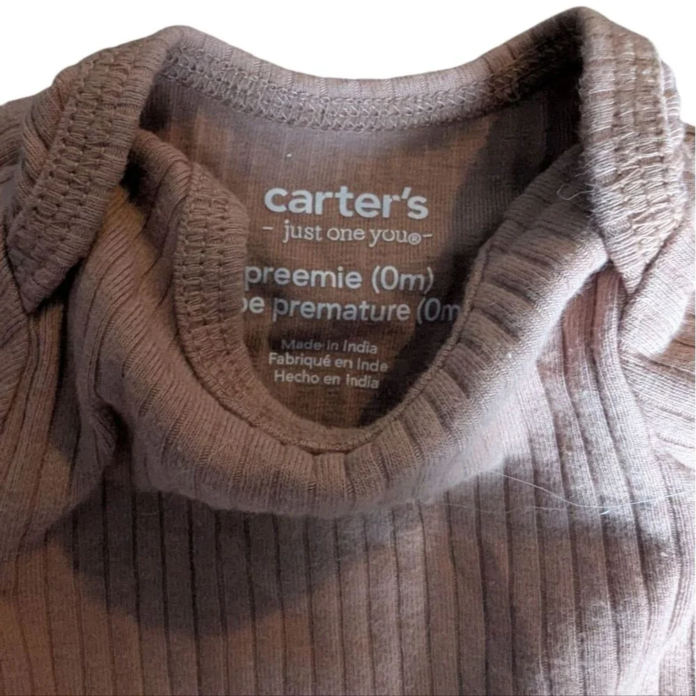 Carter's Just One You Dusty Rose Onesie Size Preemie